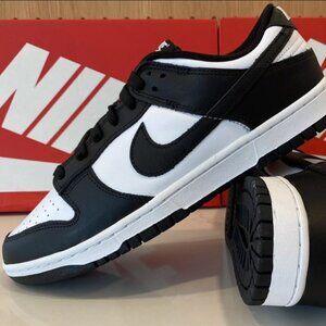 Women's Size 7 (M5.5) New Nike Dunk Panda Low Black/White With Box